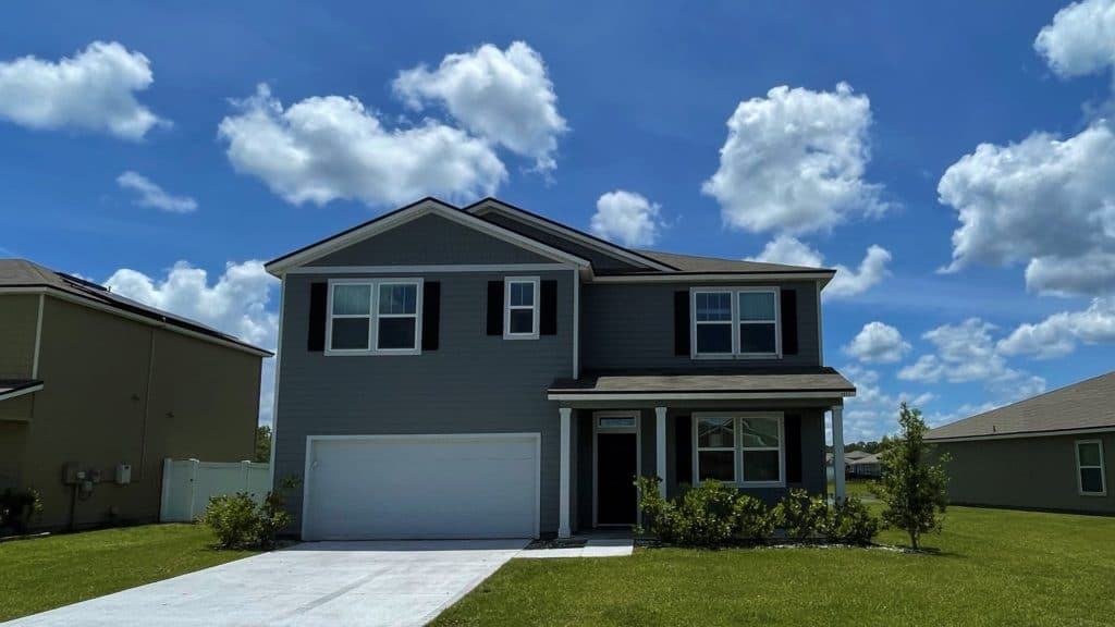 Front View of a House Purchased in Green Cove Springs