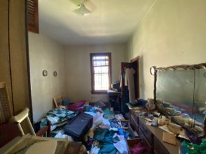 Selling a hoarder house. Trash and debris in a hoarder house in Jacksonville