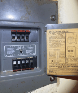 A Federal Pacific Electrical Panel for Rewiring